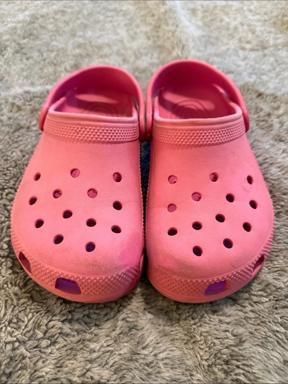 Pink Crocs Classic Clogs Size J3